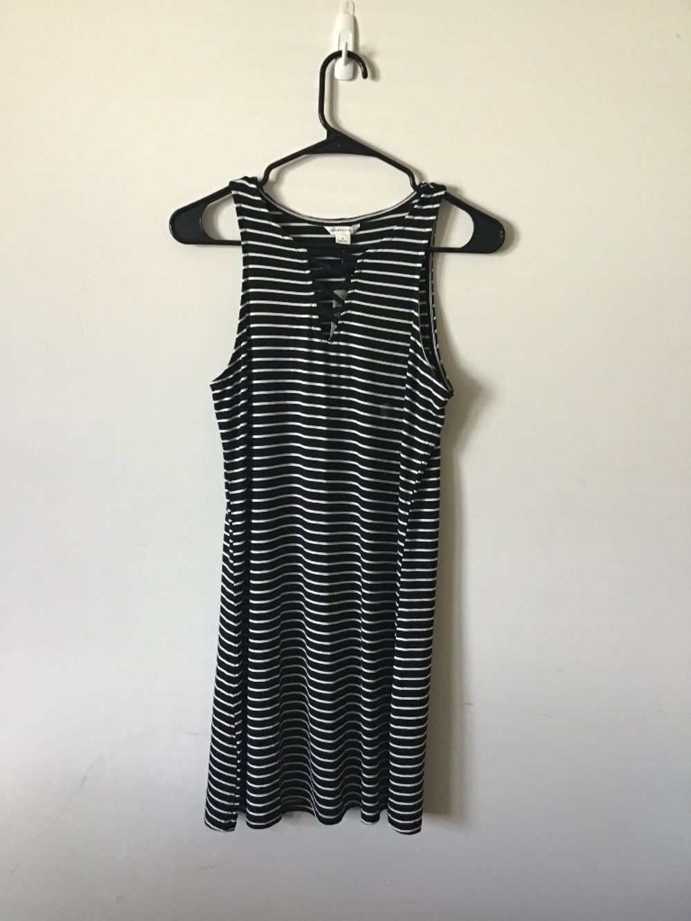 Aeropostale Black & White Striped Dress